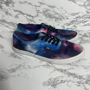 Vans Galaxy Cosmic Authentic Lo Pro Skate Sneakers Shoes Women's size 6 Space